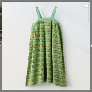 NWT Zara Kids Shiny Striped Knit Dress - REF 2756/626 - size 13/14